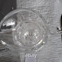 Waterford Crystal Artisan Master Cut 9 Glass Pitcher New In Box withCertificate