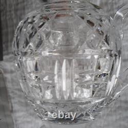 Waterford Crystal Artisan Master Cut 9 Glass Pitcher New In Box withCertificate