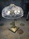 Waterford Crystal Beaumont Verdi Finish Electric Table Lamp 23 Marked Cut Clear