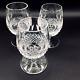 Waterford Crystal COLLEEN Short Stem Cut Brandy Glass Set of 3