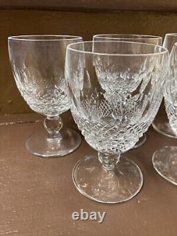Waterford Crystal COLLEEN Short Stem Water Glass 8 oz- 5-1/4 SET OF SIX (6)