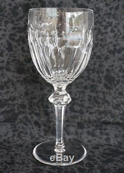 Waterford Crystal CURRAGHMORE CUT WATER GOBLETS Set of 5 7 1/2