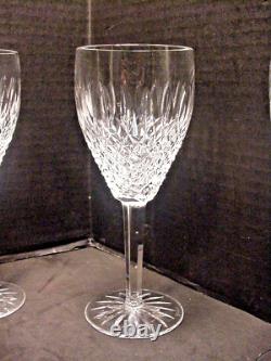 Waterford Crystal Castlemaine Wine Glass Set of 6 Cut Foot 7 1/8 in