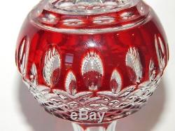 Waterford Crystal Clarendon Ruby Cut to Clear Christmas Tree Topper 10 1/2 tall