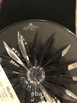 Waterford Crystal Cobalt Cut to Clear Clarendon Martini Glasses New In Box