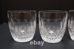 Waterford Crystal Colleen Old Fashioned Glass 3 1/2 Vintage Irish Cut Tumblers