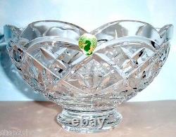 Waterford Crystal Cullen Footed Bowl 8 Scalloped Edge Made Ireland #135285 NEW