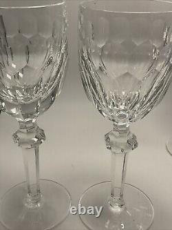 Waterford Crystal Curraghmore 7 Claret Wine Glasses Set of 4