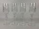 Waterford Crystal Curraghmore Cut 4 Fluted Champagne Glasses 8 1/8 Set