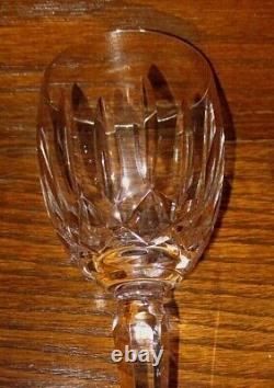 Waterford Crystal Cut Glass 4 BALLYMORE Wine Stem Goblets Ireland EUC