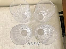 Waterford Crystal Cut Southbridge Stemless Wine Glasses Set of 4 -NWT-Slovenia