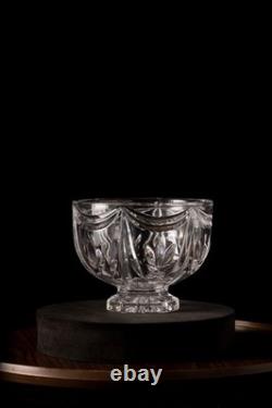 Waterford Crystal Footed Bowl Cut Glass Pedestal Dish Made in Ireland
