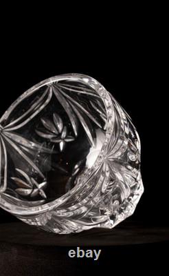 Waterford Crystal Footed Bowl Cut Glass Pedestal Dish Made in Ireland