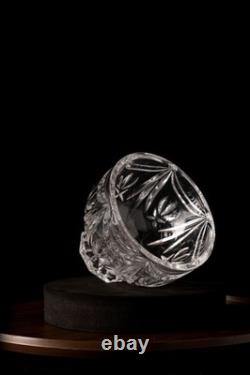 Waterford Crystal Footed Bowl Cut Glass Pedestal Dish Made in Ireland