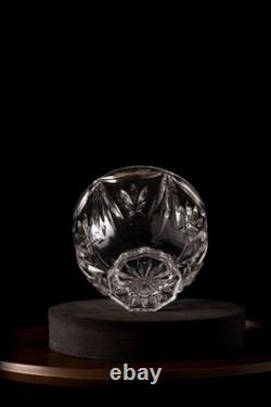 Waterford Crystal Footed Bowl Cut Glass Pedestal Dish Made in Ireland