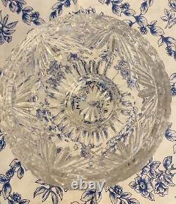 Waterford Crystal Imperial 10 Diamond & Fan Cut Footed Egg Box NEW WITH BOX