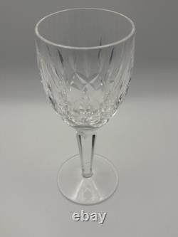 Waterford Crystal KILDARE Glass Cut Multi Sided Stem 6.5 Set Of 7