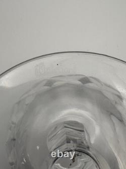 Waterford Crystal KILDARE Glass Cut Multi Sided Stem 6.5 Set Of 7