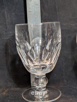 Waterford Crystal Kathleen 6 Cut Fine Crystal Glasses, Claret Wine & Goblet