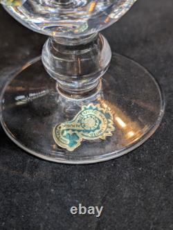Waterford Crystal Kathleen 6 Cut Fine Crystal Glasses, Claret Wine & Goblet