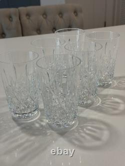 Waterford Crystal Lismore 10oz Flat Tumbler Glass Cut 4 5/8