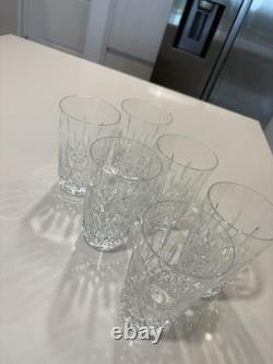 Waterford Crystal Lismore 10oz Flat Tumbler Glass Cut 4 5/8