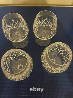 Waterford Crystal Lismore Brandy snifters Set of 4 Excellent Condition