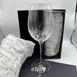 Waterford Crystal Lismore Essence Water Goblet Wine Glasses Set of 2 Brand New