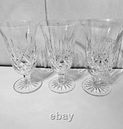 Waterford Crystal Lismore Iced Tea Stemmed Glass (3) in set