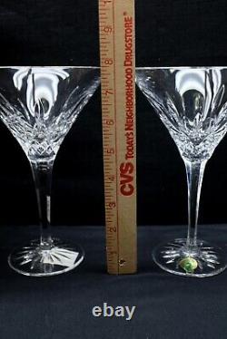 Waterford Crystal Lismore Martini Glasses Set of 2