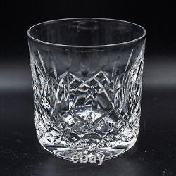 Waterford Crystal Lismore Single Old Fashioned Tumbler Glasses Set of 4 3 3/8