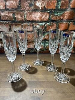 Waterford Crystal (Marquis) Champagne Glasses Set Of 5