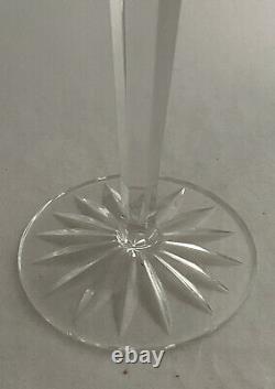 Waterford Crystal Ruby Red Cut To Clear Clarendon Wine Glass Hock Goblet