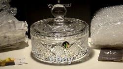 Waterford Crystal Strawberry Cut 6 Covered Lidded Dish Bowl Made In Ireland