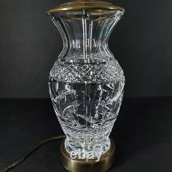 Waterford Crystal Table Lamp Ring of Kerry Hand Cut Vintage Old Gothic Mark