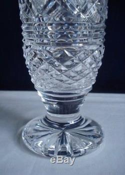 Waterford Crystal Vase Home Decor Old Vintage Cut Glass Signed 03066