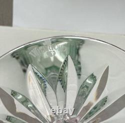 Waterford Crystal Wine Hocks 8 Clarendon Cut Emerald Green (2)