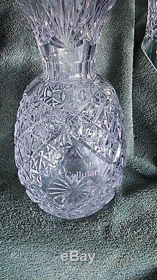 Waterford Cut Crystal 12 Pineapple Vase