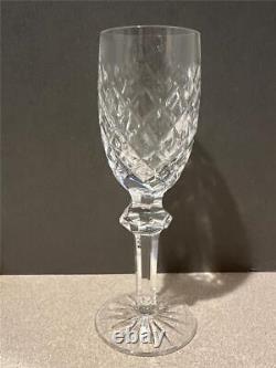 Waterford Cut Crystal 6 3/8 CASTLETOWN Sherry Flute Glass Set of 6