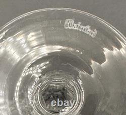 Waterford Cut Crystal Alana Fluted Champagne Glasses 7? Discontinued Set of 4