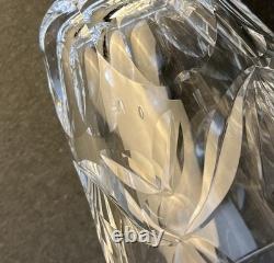 Waterford Cut Crystal Ashling 7 Water Wine Glasses Goblets 5pc Lot
