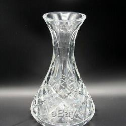 Waterford Cut Crystal Carafe LISMORE Pattern 9 Tall 24 oz SIGNED Genuine