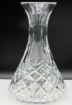 Waterford Cut Crystal Carafe LISMORE Pattern 9 Tall 24 oz SIGNED Genuine