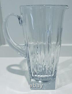 Waterford Cut Crystal Clarion Martini Clear Glass Pitcher 64oz Retired Rare
