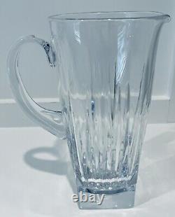 Waterford Cut Crystal Clarion Martini Clear Glass Pitcher 64oz Retired Rare