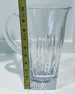 Waterford Cut Crystal Clarion Martini Clear Glass Pitcher 64oz Retired Rare