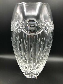 Waterford Cut Crystal Dolmen Large Floral Vase, 13 Tall, 7 W, Weight is 9 Lbs