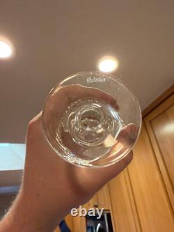 Waterford Cut Crystal Glasses Set of 12 Ireland Claret Wine Colleen Short Stem