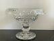 Waterford Cut Crystal Large Footed Turnover Centerpiece Bowl 10