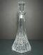 Waterford Cut Crystal Lismore Diamond Tall Decanter with Stopper signed
